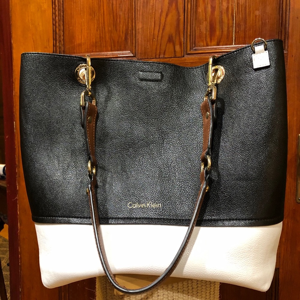 Calvin Klein leather Tote